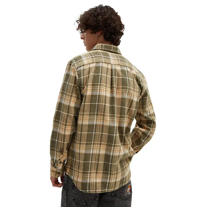 Vans View All Men Peddington Long Sleeve Shirt Green