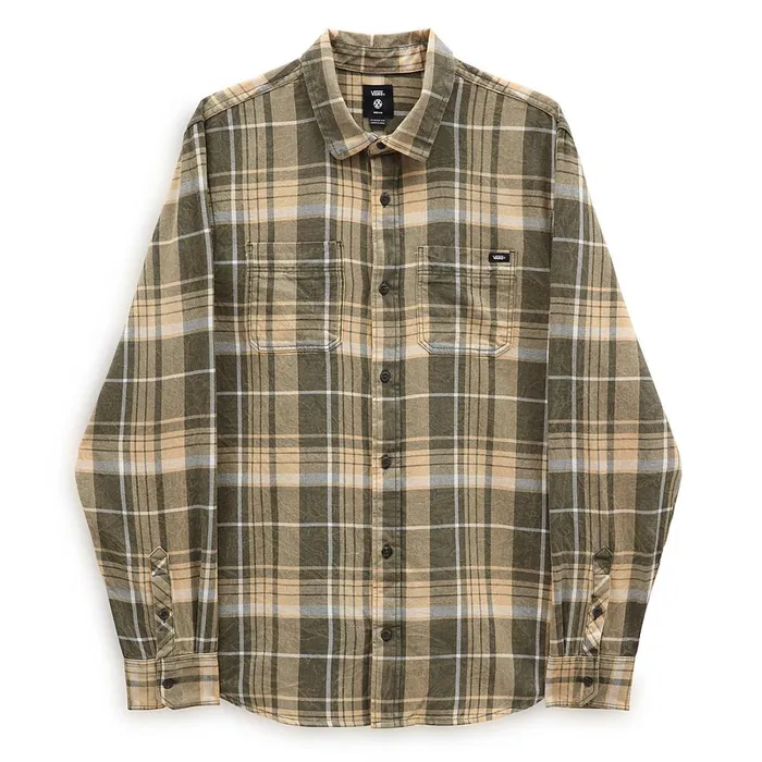 Vans View All Men Peddington Long Sleeve Shirt Green