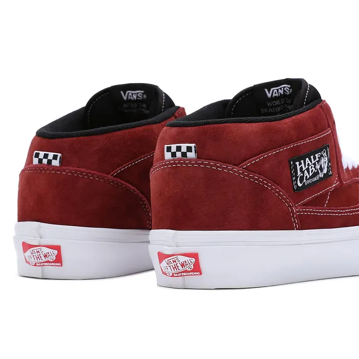Vans View All Men Pig Suede Skate Half Cab 03992 Shoes Red
