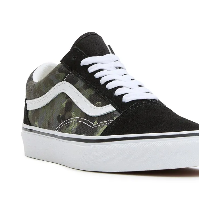 Vans View All Men Rain Camo Old Skool Shoes Green Grey