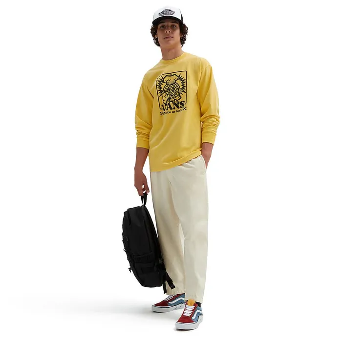 Vans View All Men Tasty Twice Long Sleeve TShirt Yellow