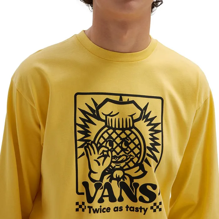 Vans View All Men Tasty Twice Long Sleeve TShirt Yellow