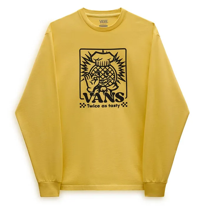Vans View All Men Tasty Twice Long Sleeve TShirt Yellow