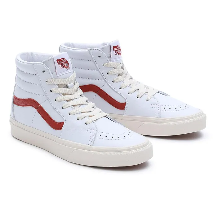 Vans View All Men Vintage Pop Sk8Hi Shoes Red