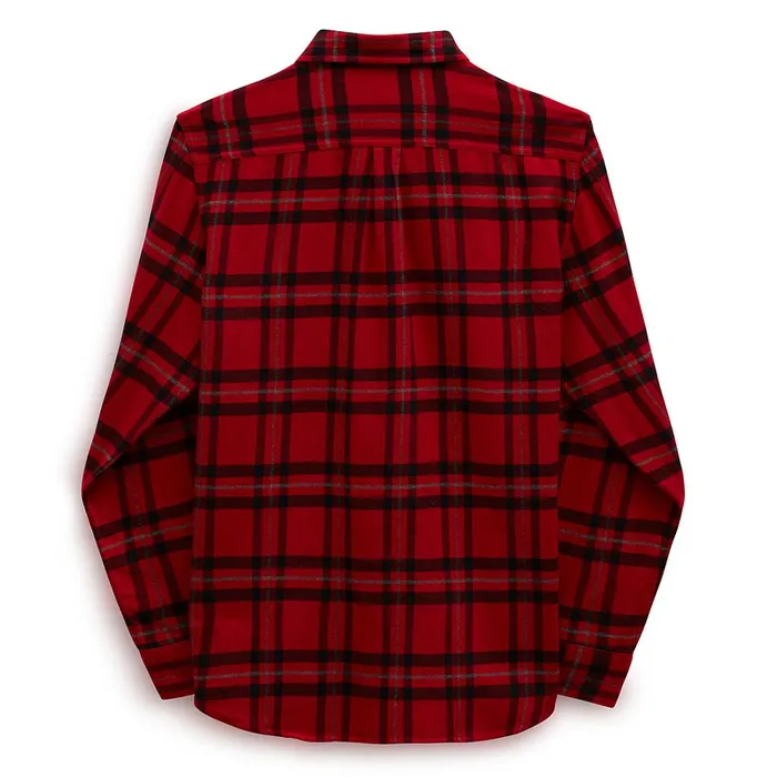 Vans View All Men Westminster Buttondown Long Sleeve Shirt Red