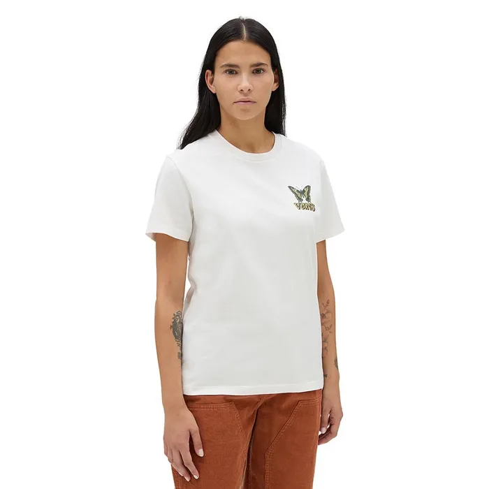 Vans View All Women Natural Fly Boyfriend TShirt White