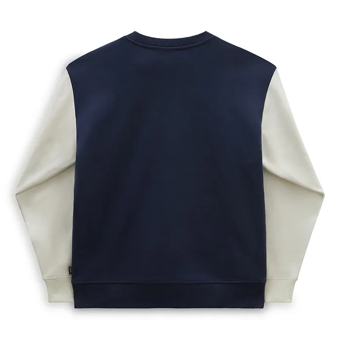 Vans View All Women Varsity V Oversized Crew Sweatshirt Blue