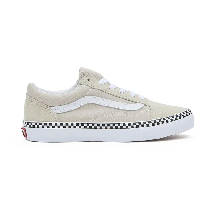 Vans Youth Shoes 814 Years Kids Youth Checkerboard Foxing Old Skool Shoes 814 Years Beige