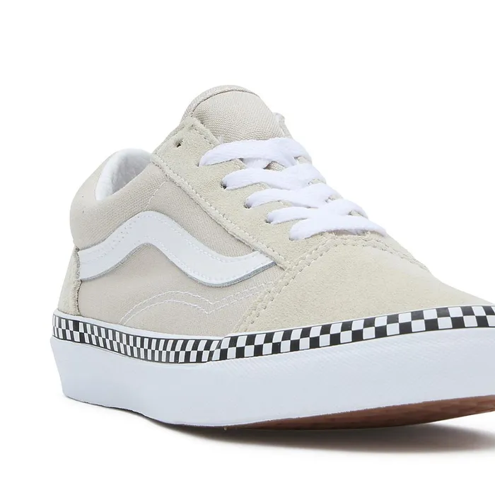 Vans Youth Shoes 814 Years Kids Youth Checkerboard Foxing Old Skool Shoes 814 Years Beige