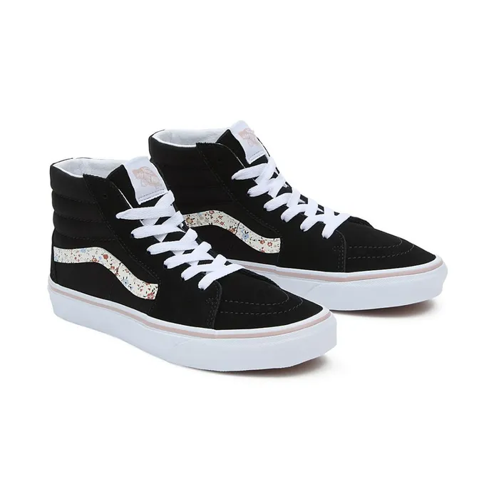Vans Youth Shoes 814 Years Kids Youth Floral Sk8Hi Shoes 814 Years Black
