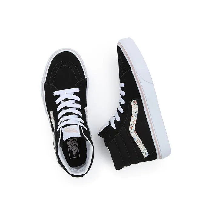 Vans Youth Shoes 814 Years Kids Youth Floral Sk8Hi Shoes 814 Years Black