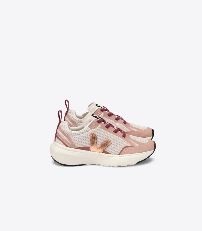 VEJA Canary Kids CANARY ELASTIC LACES ALVEOMESH NATURAL VENUS
