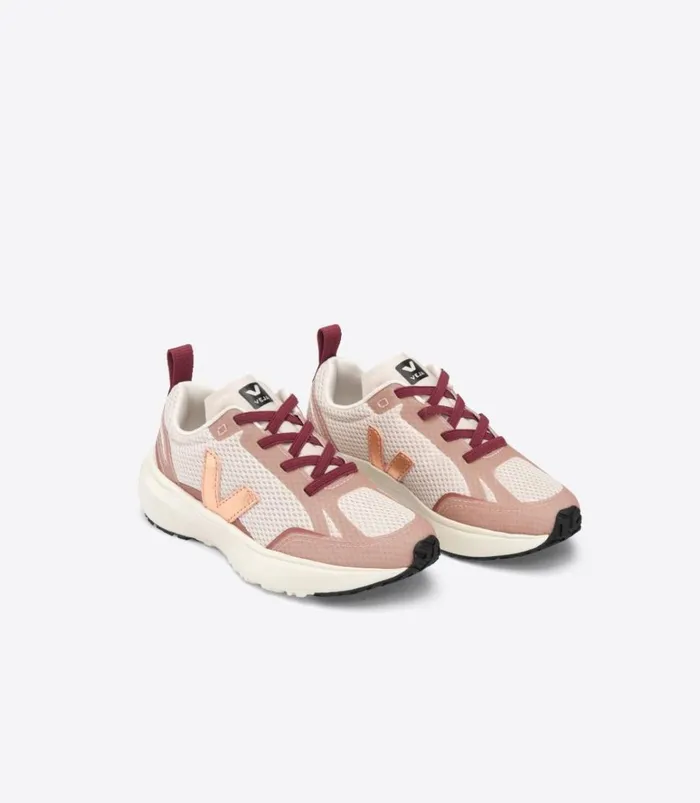VEJA Canary Kids CANARY ELASTIC LACES ALVEOMESH NATURAL VENUS