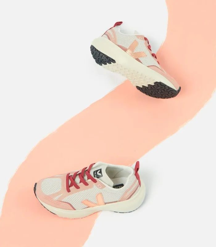VEJA Canary Kids CANARY ELASTIC LACES ALVEOMESH NATURAL VENUS