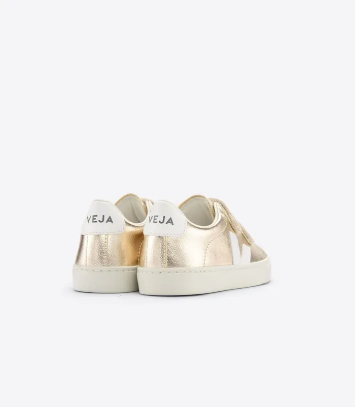 VEJA Esplar Kids ESPLAR CHROMEFREE LEATHER PLATINE WHITE