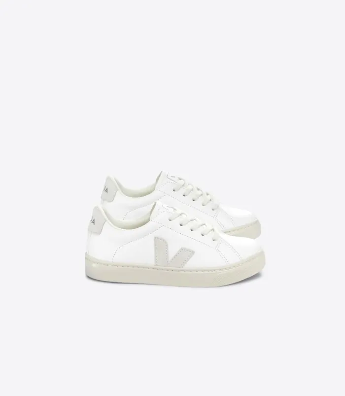 VEJA Esplar Kids ESPLAR LACES CHROMEFREE LEATHER WHITE NATURAL