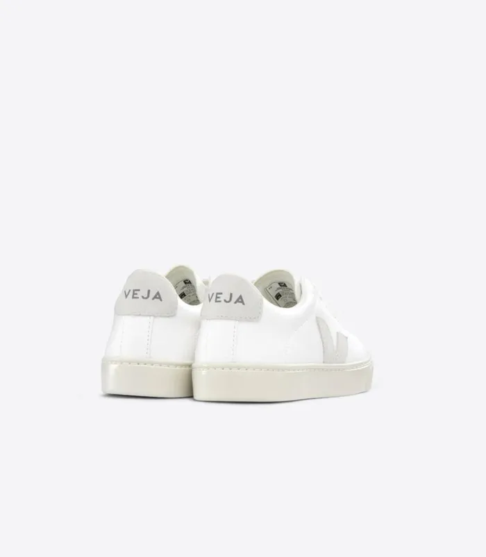 VEJA Esplar Kids ESPLAR LACES CHROMEFREE LEATHER WHITE NATURAL
