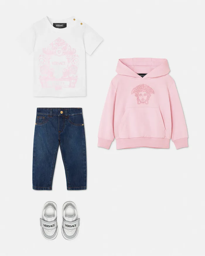 Versace Baby Jeans Blue Kids Pants and Skirts