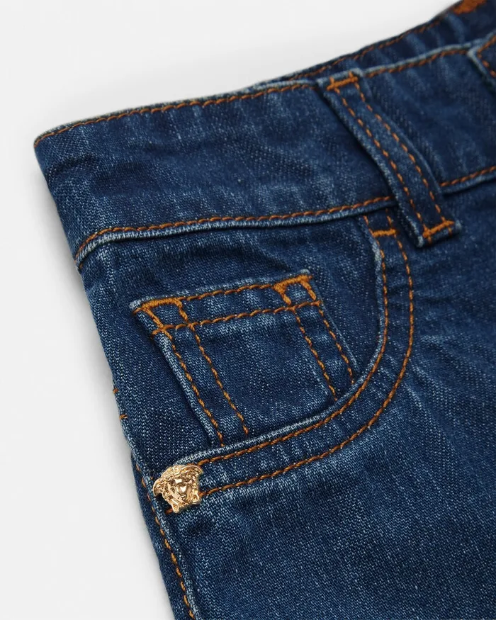 Versace Baby Jeans Blue Kids Pants and Skirts