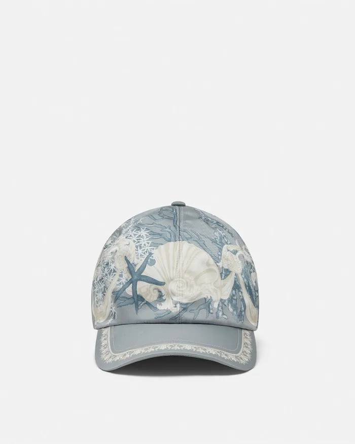 Versace Barocco Sea Baseball Cap Blueprint MenWomen Hats and Caps