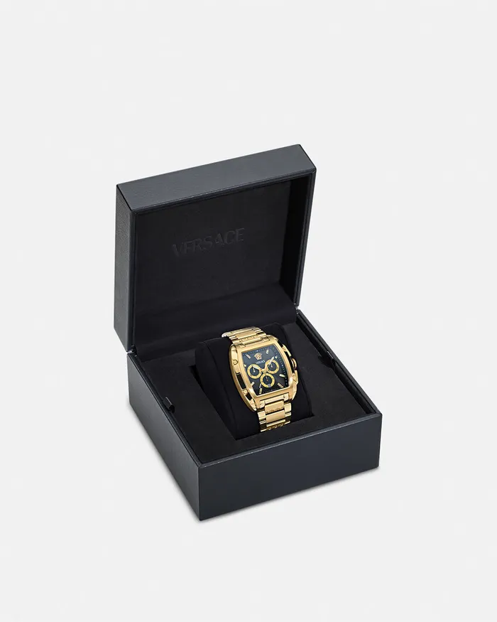 Versace Dominus Diamond Watch Gold Men Watches