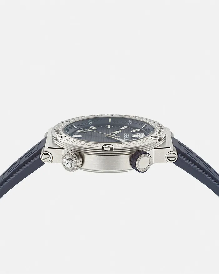 Versace Greca Logo Diver Watch Bluesilver Men Watches