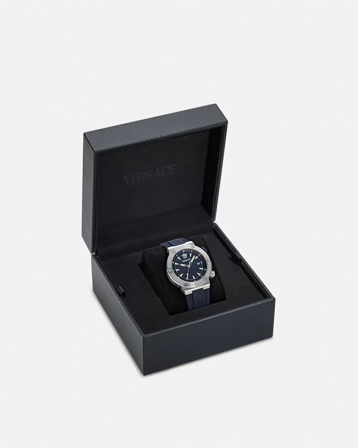 Versace Greca Logo Diver Watch Bluesilver Men Watches
