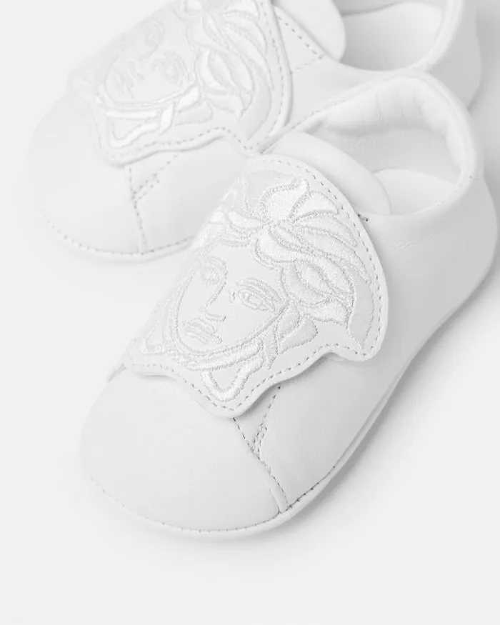 Versace La Medusa Baby Sneakers White Kids Shoes and First Steps