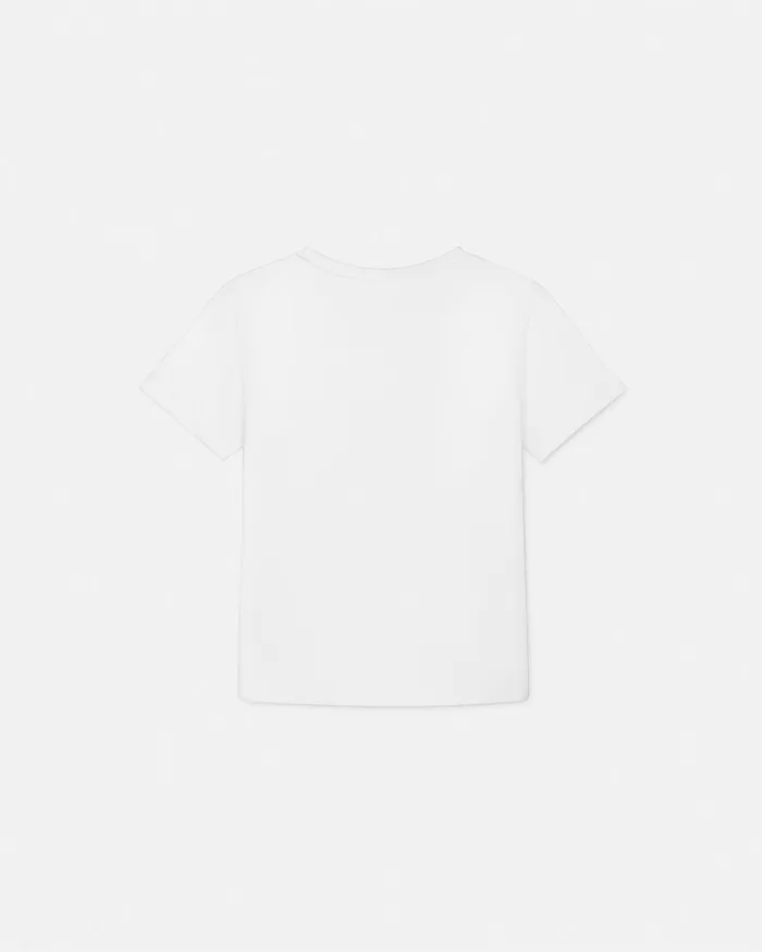 Versace Logo TShirt Whiteprint Kids Shirts and Tshirts