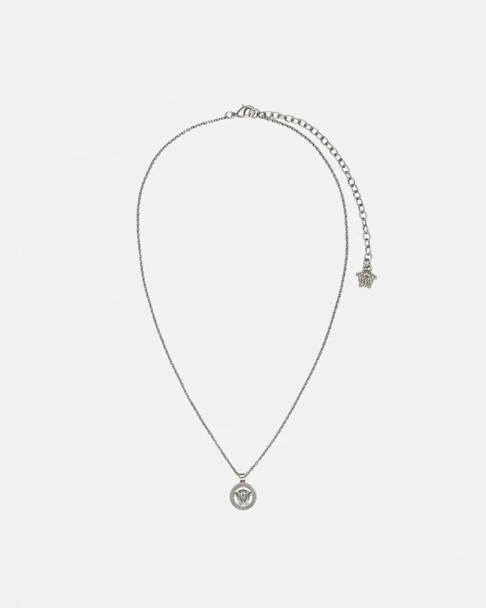 Versace Medusa 03995 Pendant Necklace Silver WomenMen Necklaces