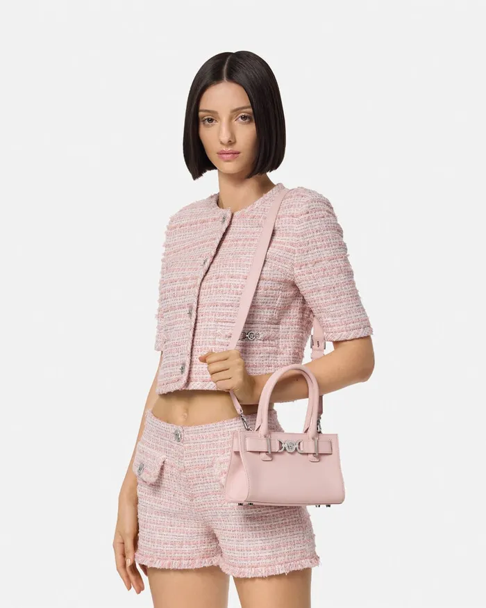 Versace Medusa 03995 Small Tote Bag Light Pink Women Totes