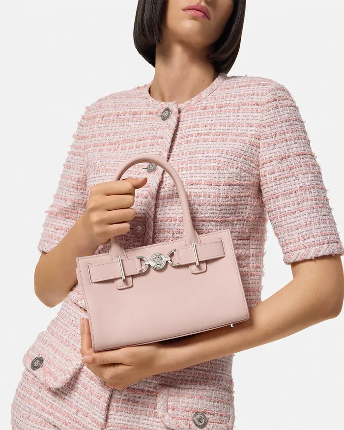 Versace Medusa 03995 Small Tote Bag Light Pink Women Totes
