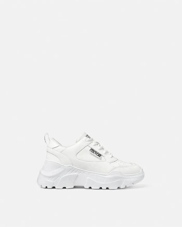 Versace Speedtrack Sneakers Whiteprint Women Jeans Couture
