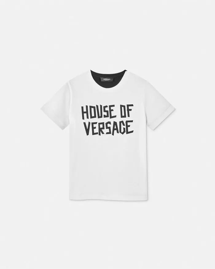 Versace TShirt Blackwhite Kids Shirts and Tshirts