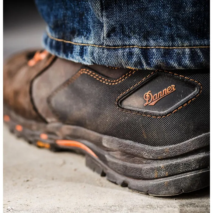 Vicious 45quot BrownOrange Composite Toe NMT Men Danner Boots