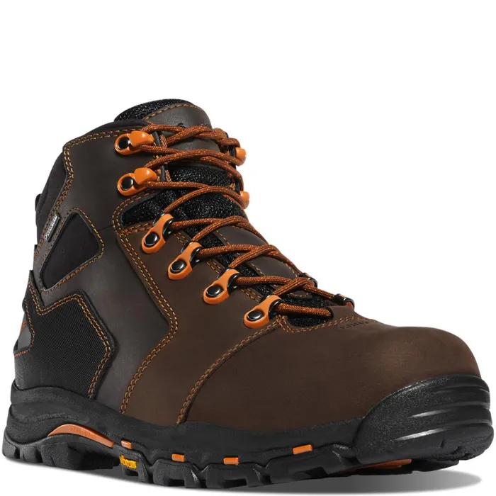 Vicious 45quot BrownOrange Composite Toe NMT Men Danner Boots