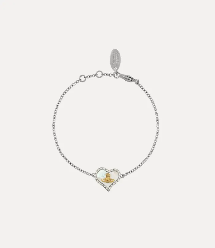 Vivienne Westwood Bracelets Women Petra Bracelet Platinumgoldwhite Pearl Tint Mopwhite Opal Vivienne Westwood Bracelets Women Petra Bracelet Platinumgoldwhite Pearl Tint Mopwhite Opal