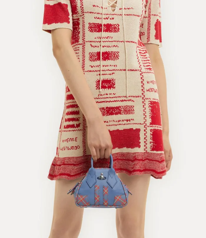 Vivienne Westwood Handbags Women Mini Yasmine Chain Bag Blue