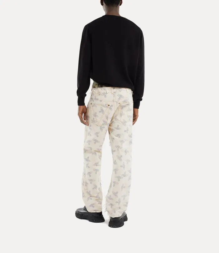Vivienne Westwood Knitwear And Sweatshirts Men Alex Round Neck Sweater Black