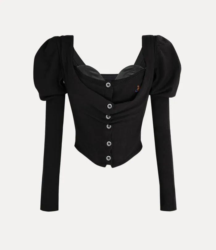 Vivienne Westwood Knitwear Women Bea Corset Cardi Black