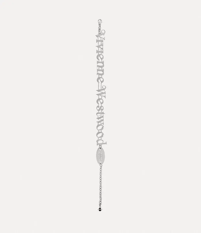 Vivienne Westwood Necklaces Men Man Raimunda Choker Platinum Black Enamel