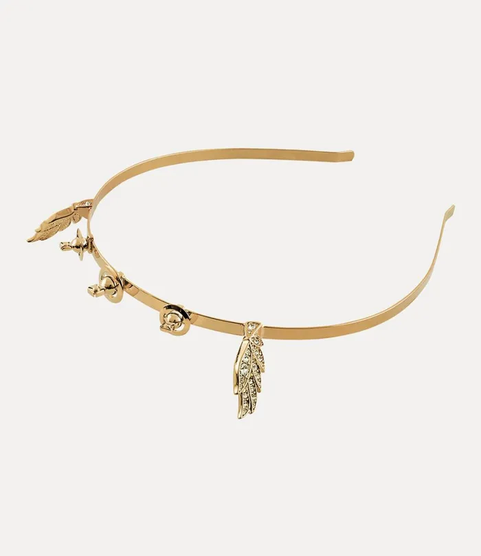 Vivienne Westwood Other Jewellery Women Cassendra Alice Band Gold Crystal Crystal