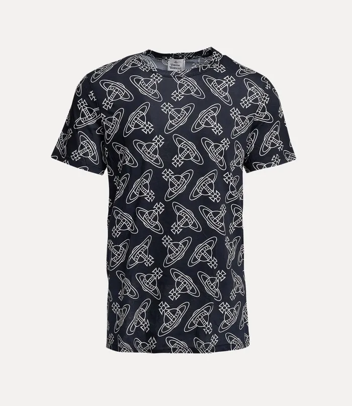 Vivienne Westwood Sweatshirts And TShirts WomenMen Orb Allover Undershirt Black