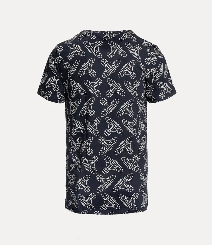 Vivienne Westwood Sweatshirts And TShirts WomenMen Orb Allover Undershirt Black