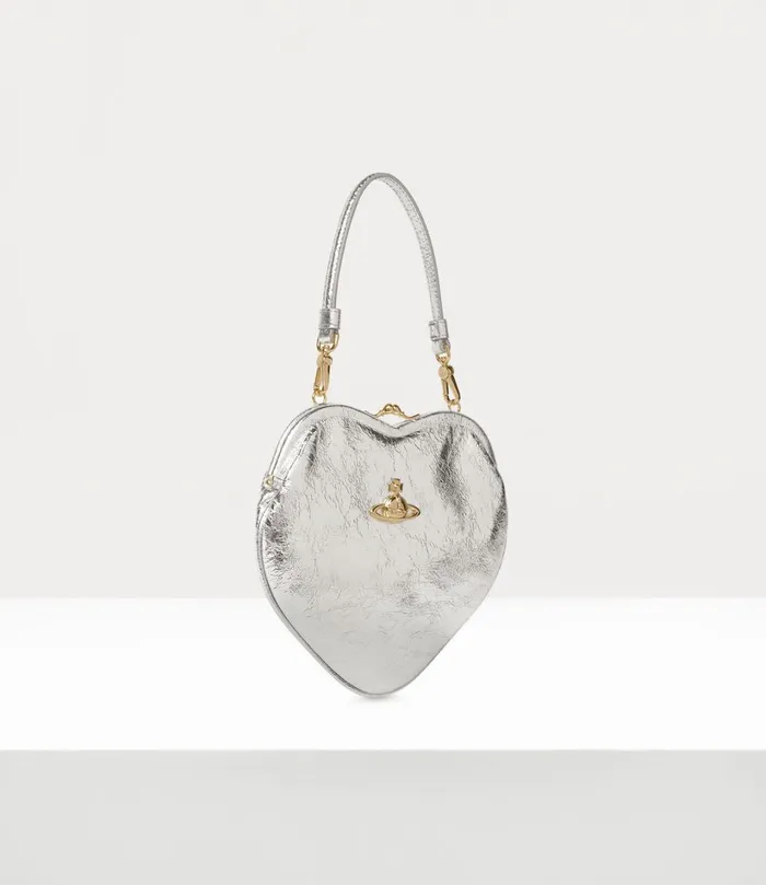 Vivienne Westwood Wallets And Purses Women Belle Heart Frame Purse Silver
