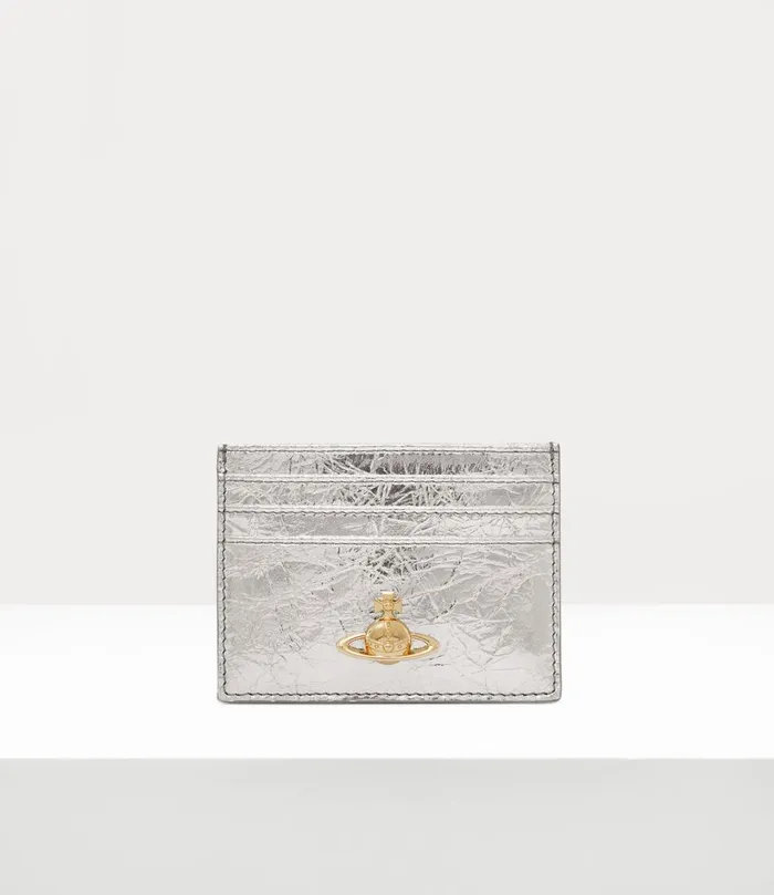 Vivienne Westwood Wallets And Purses WomenMen Flat Card Holder Silver