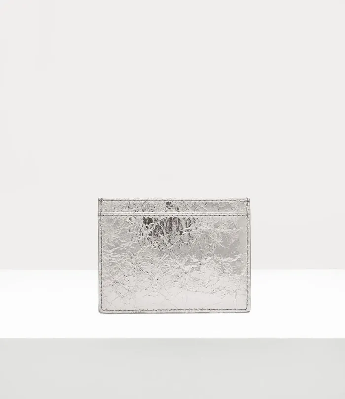 Vivienne Westwood Wallets And Purses WomenMen Flat Card Holder Silver