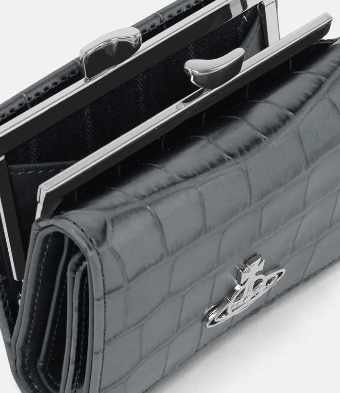 Vivienne Westwood Wallets And Purses Women Small Frame Wallet Anthracite