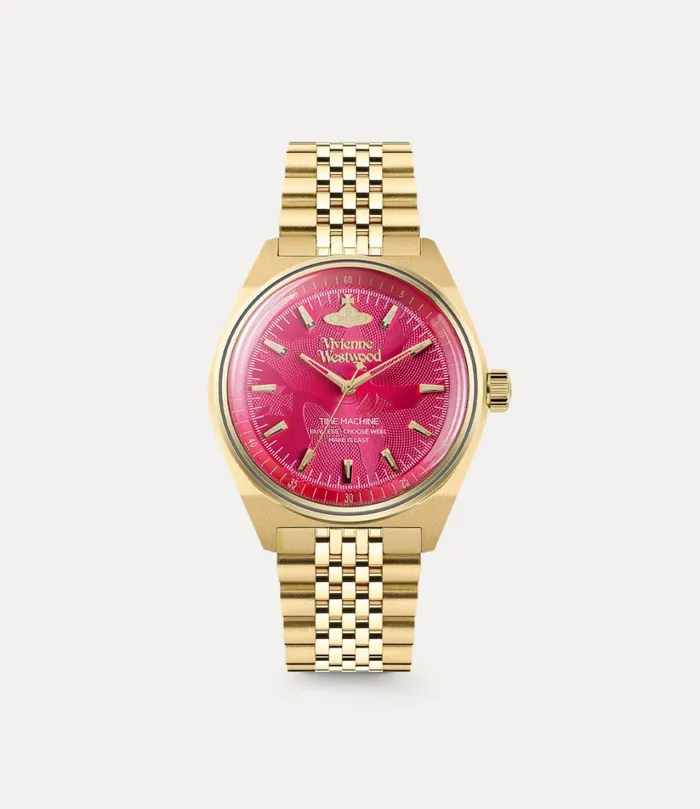 Vivienne Westwood Watches WomenMen Lady Sydenham Watch Goldpink