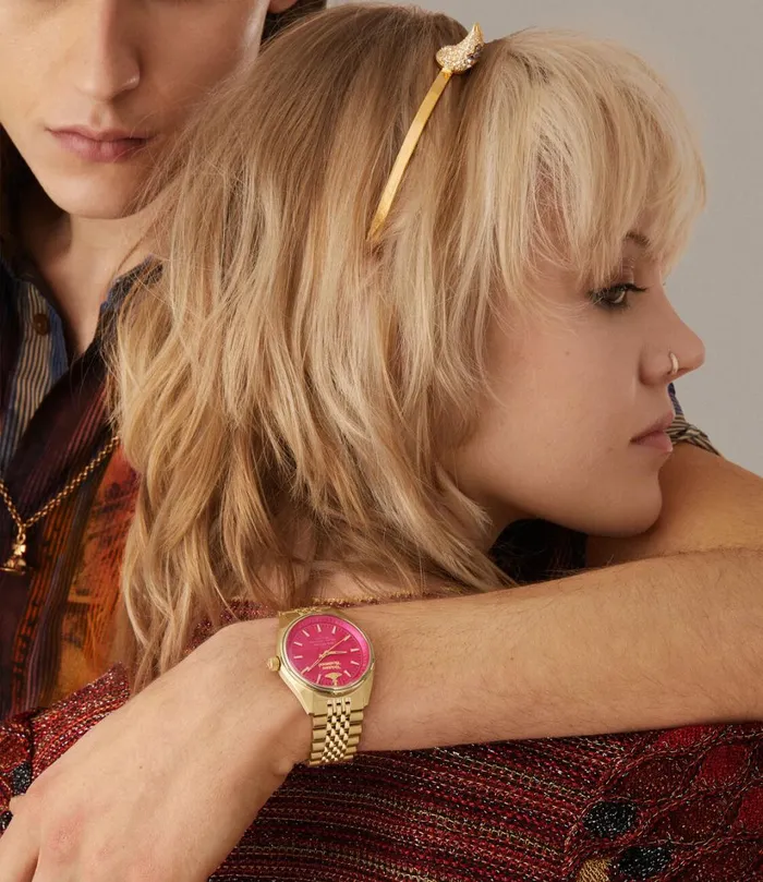 Vivienne Westwood Watches WomenMen Lady Sydenham Watch Goldpink